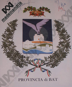 Terzo classificato concorso logo Provincia di Barletta - Andria - Trani