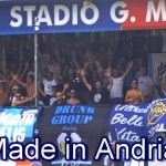 Ultras Andria a Vallo della Lucania. Gelbison - F. Andria 2-0