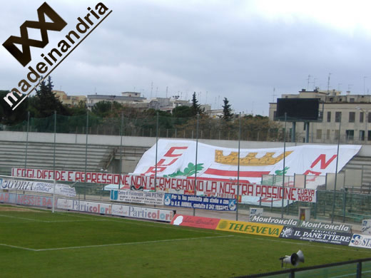 curva sud settore ospiti barletta