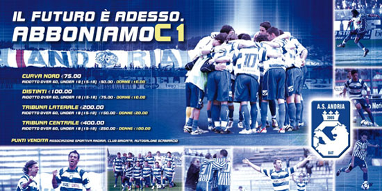 As.Andria: campagna abbonamenti 2009/2010